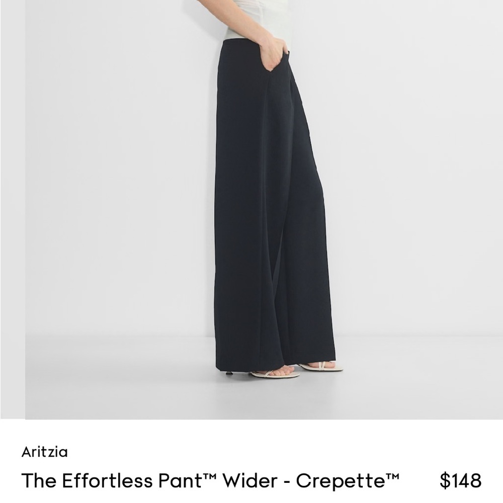 Aritzia Effortless Paints Black Size 2 (and 3 tops)
